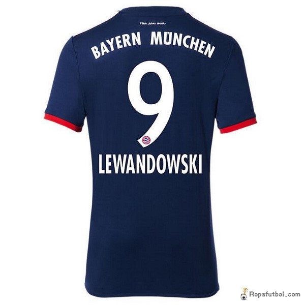 Camiseta Bayern de Múnich Replica Segunda Ropa Lewandowski 2017/18